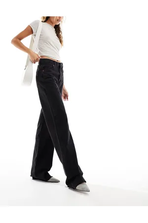 MANGO Baggy jeans in black
