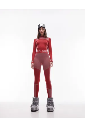 Topshop Sno co-ord ski seamless base layer ribbed legging in