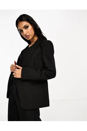 MANGO Asymmetric co-ord blazer in