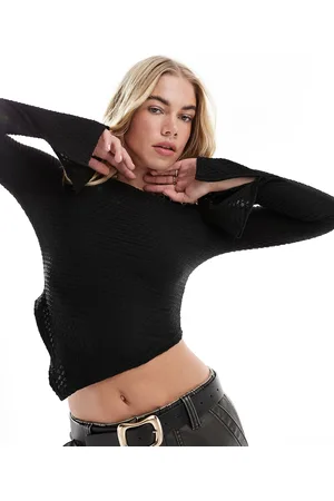 New Look Crinkle asymetric top in