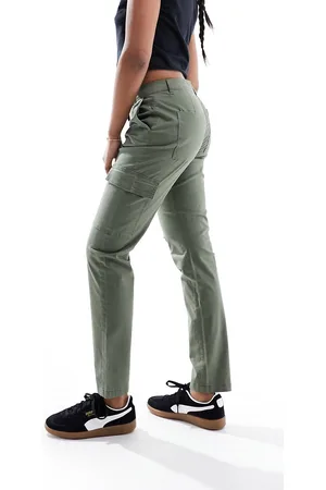 JDY Tapered cargo pant in khaki