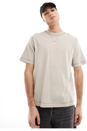 Abercrombie & Fitch Vintage blank relaxed fit t-shirt in taupe