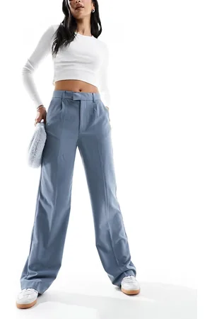 Pull&Bear High waisted tailored trousers in