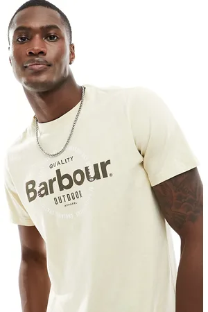 Barbour Logo t-shirt in cream