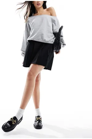 Object Pleated mini skirt in