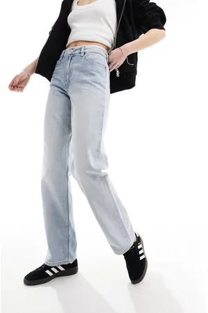 Monki Taiki high waist mom jeans in light