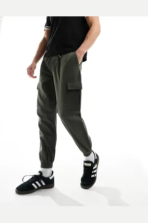 New Look Cuffed cargo trouser in khaki