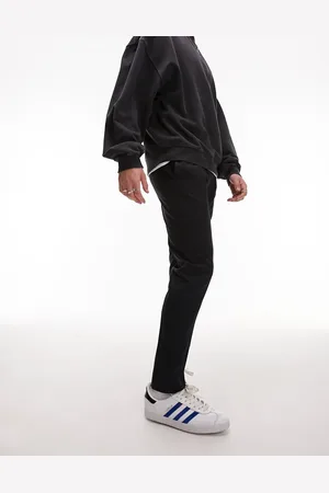 Topman Skinny smart trousers with elasticated waistband in