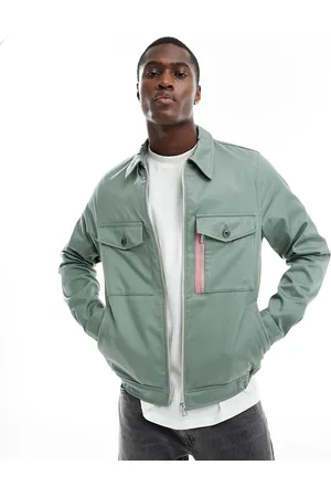Paul Smith Tape pocket detail workwear jacket in mid