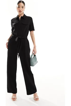 JDY Short sleeve pocket jumpsuit in