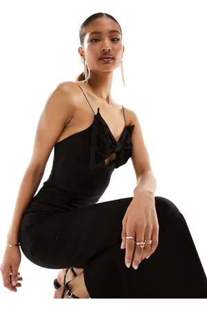 Vesper Cami bow detail maxi dress in