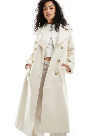 & OTHER STORIES Relaxed belted trench coat in beige