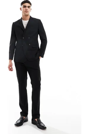 JACK & JONES Premium double breasted suit jacket in