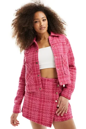 Pimkie Tweed jacket co-ord in check
