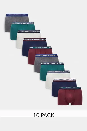 JACK & JONES 10 pack trunks in