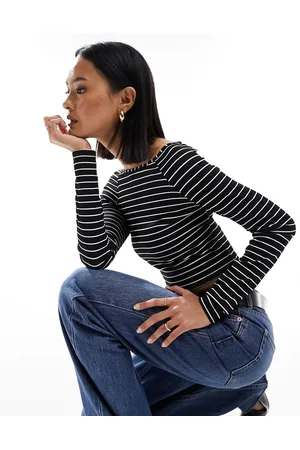 New Look Stripe bardot top in
