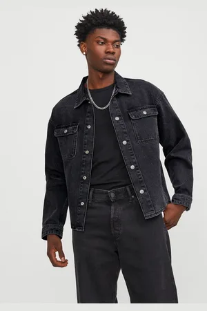 JACK & JONES Boxy denim jacket in
