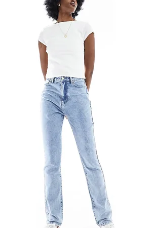 In The Style Straight leg jeans in light wash