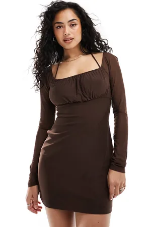 Heartbreak Mesh mini dress with shrug in