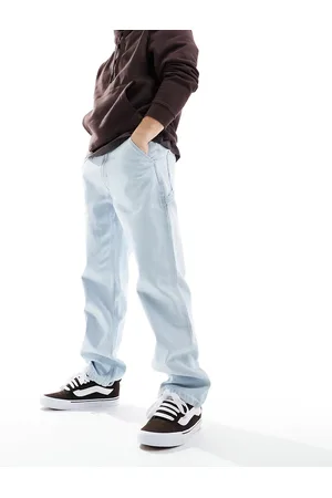 Vans Drill chore loose fit carpenter cord trousers in light