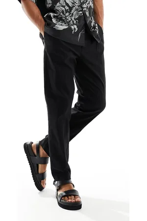 New Look Linen blend trousers in