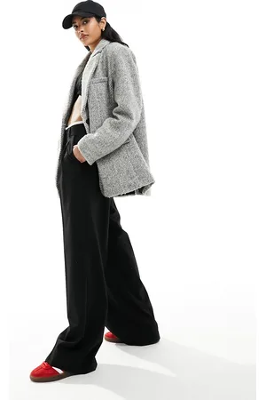 4th & Reckless Wool look tailored blazer in herringbone