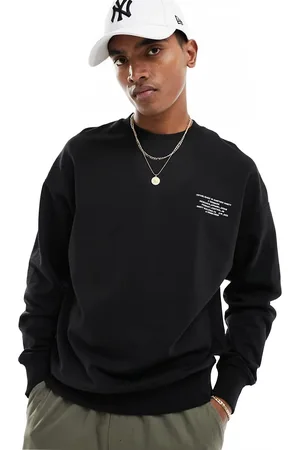 JACK & JONES Oversize sweatshirt in with print