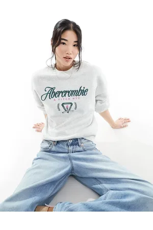 Abercrombie & Fitch Heritage embriodery and print sweatshirt in