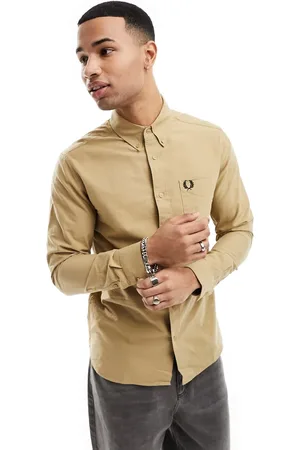 Fred Perry Oxford shirt in beige