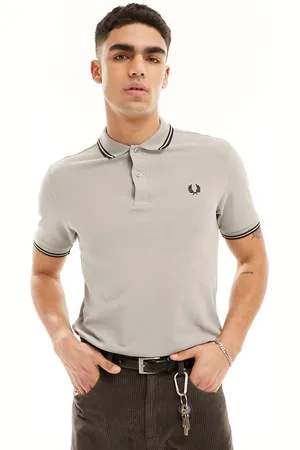 Fred Perry Twin tipped polo in beige