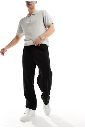 Pull&Bear Baggy tailored trouser in