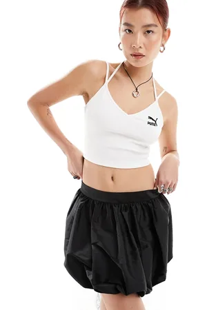 PUMA Classics ribbed crop top in
