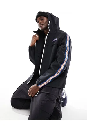 Napapijri Grober hooded logo taped jacket in