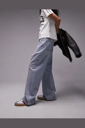 Topshop Column jeans in vintage bleach