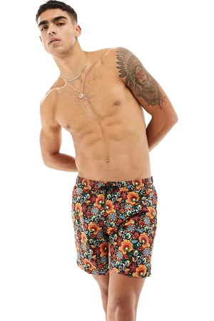 Pretty Green Avalon floral swim short in with all over print