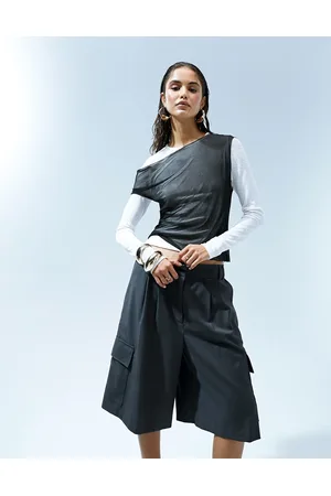 ASOS Mesh overlay onion skin long sleeve top