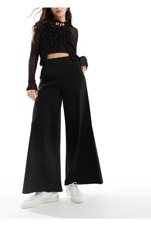 JDY High wasted wide leg trouser in