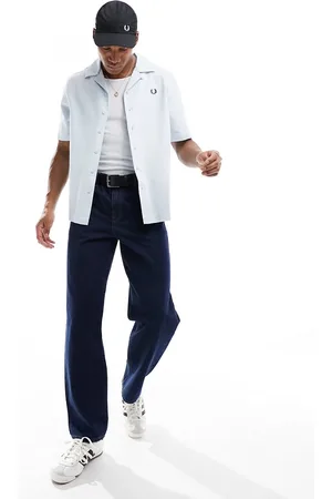 Fred Perry Pique revere collar shirt in baby