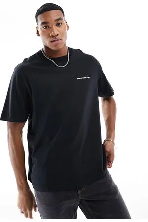 Abercrombie & Fitch Microscale front logo t-shirt in