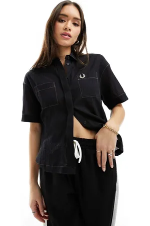 Fred Perry Crepe short sleeve shirt in