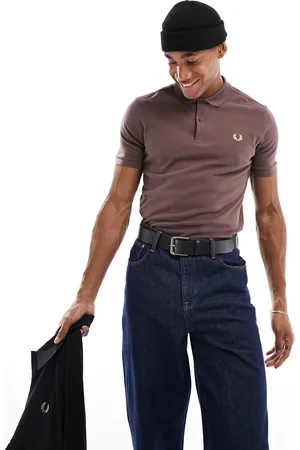 Fred Perry Plain polo in maroon