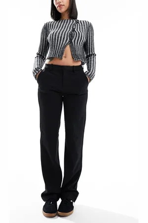 ONLY Mid rise straight leg trouser in