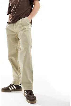 JACK & JONES Loose fit elasticated waist chino in beige