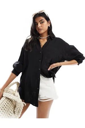 ASOS Oxford shirt in cheesecloth in