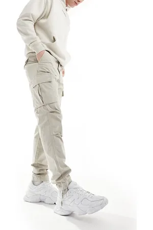 JACK & JONES Loose fit cargo trouser in beige