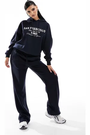 In The Style X Perrie Sian wide leg jogger bottoms co-ord in