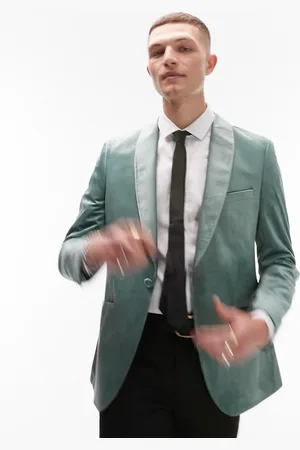 Topman Velvet blazer in