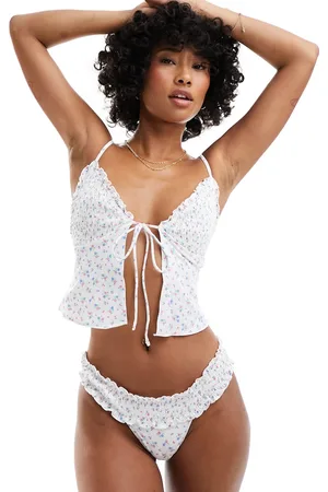 Frankies Bikinis Sofia bikini bottom in sweet meadow
