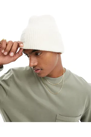 The North Face Urban Patch oversized beanie in off