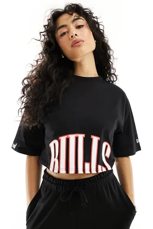 New Era Chicago Bulls cropped t-shirt in